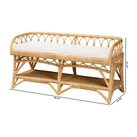 Leryn Rattan Bench