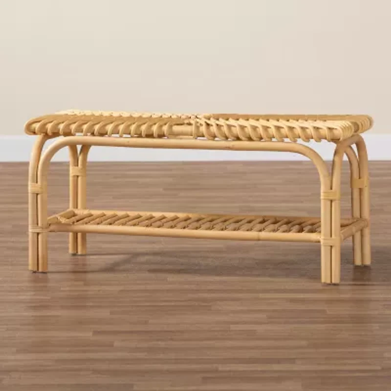 Himari Rattan Bench