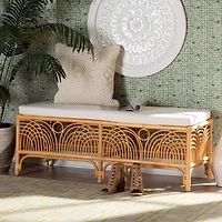 Materra Rattan Bench