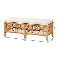 Materra Rattan Bench