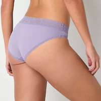 Ambrielle Everyday Cheeky With Lace Trim Panty