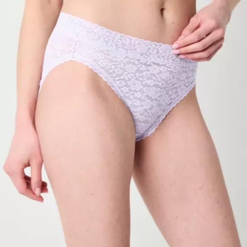Ambrielle Everyday Lace High Cut Panty