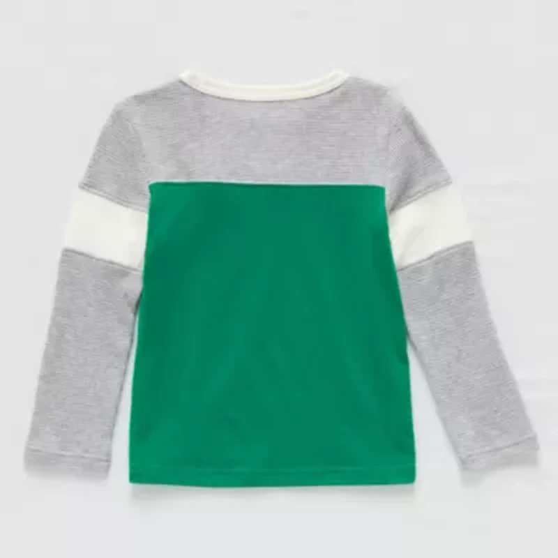 Okie Dokie Toddler & Little Boys Crew Neck Long Sleeve Regular Fit Thermal Top