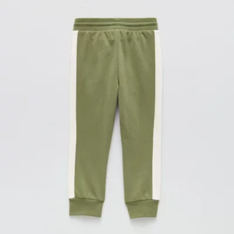Okie Dokie Toddler & Little Boys Tapered Regular Fit French Terry Jogger Pant