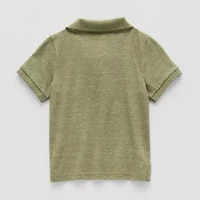 Okie Dokie Toddler & Little Boys Short Sleeve Regular Fit Polo Shirt