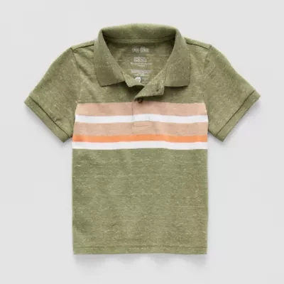 Okie Dokie Toddler & Little Boys Short Sleeve Regular Fit Polo Shirt