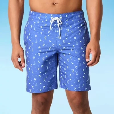 St. John's Bay E-Board Mens Floral Swim Shorts