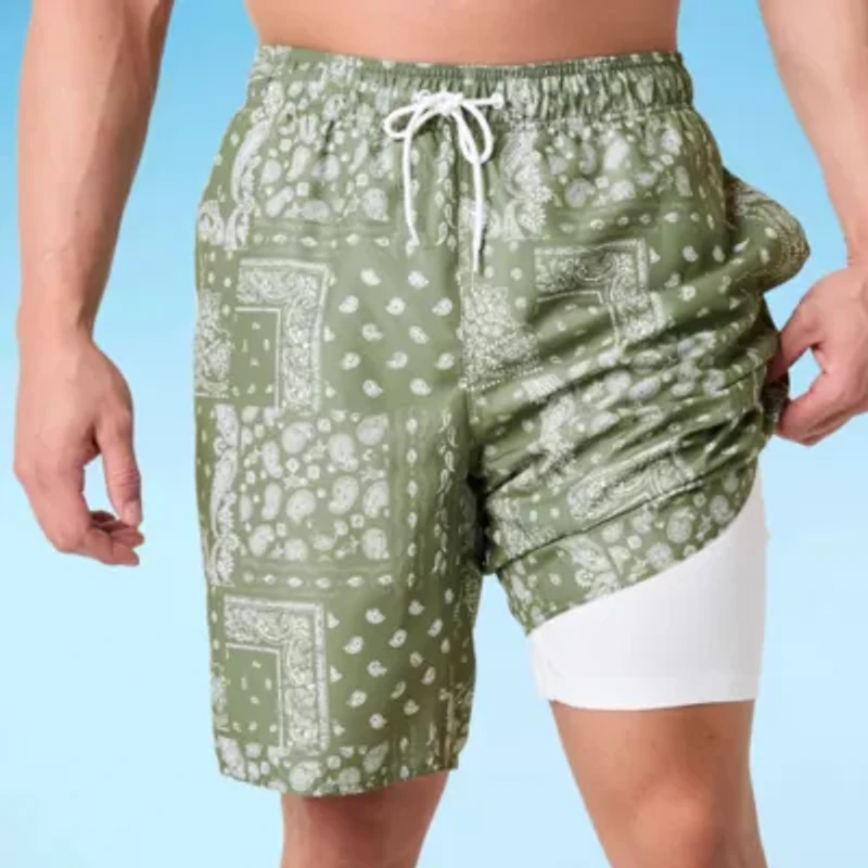 Arizona Mens Big and Tall Swim Trunks