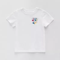 Okie Dokie Toddler & Little Boys Crew Neck Short Sleeve Regular Fit Graphic T-Shirt