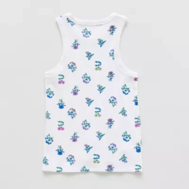 Thereabouts Little & Big Kid Girls Scoop Neck Sleeveless Tank Top