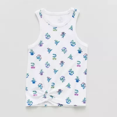 Thereabouts Little & Big Kid Girls Scoop Neck Sleeveless Tank Top
