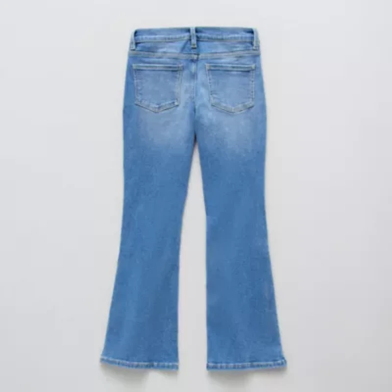 Thereabouts Little & Big Kid Girls Adaptive Flare Leg Jean