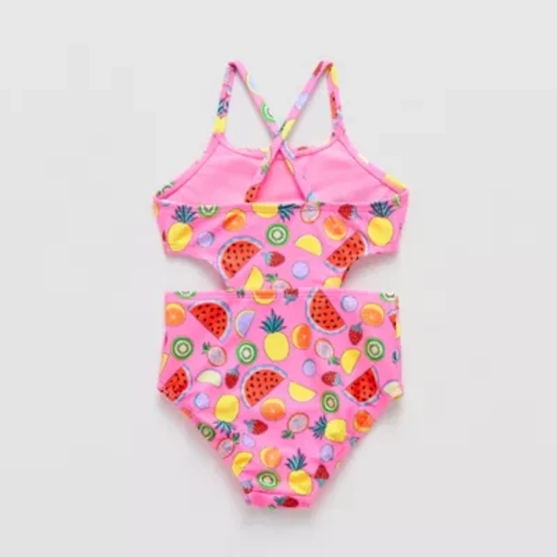 Okie Dokie Fruit Toddler Girls Monokini One Piece Swimsuit