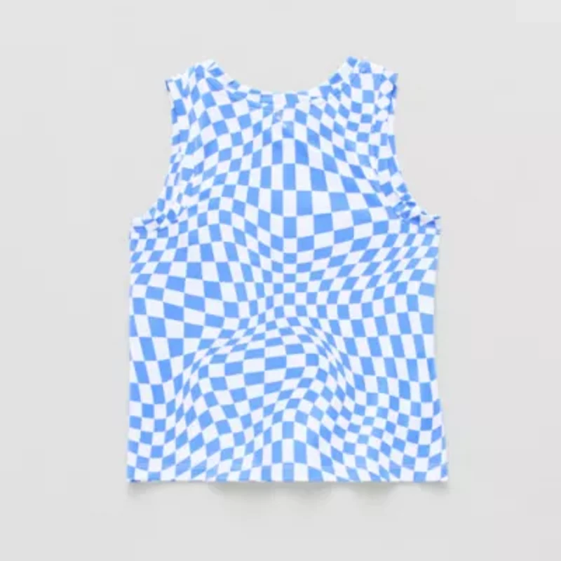 Xersion Performance Little & Big Kid Girls Crew Neck Sleeveless Active Tank Top