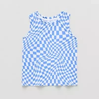 Xersion Performance Little & Big Kid Girls Crew Neck Sleeveless Active Tank Top