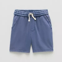 Thereabouts Fleece Pull-On Little & Big Kid Boys Adjustable Waist Jogger Short