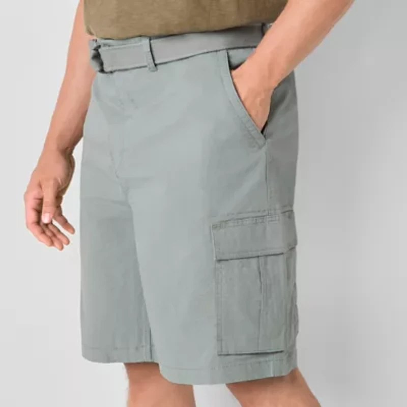 mutual weave Mens 10" Mid Rise Big and Tall Cargo Short