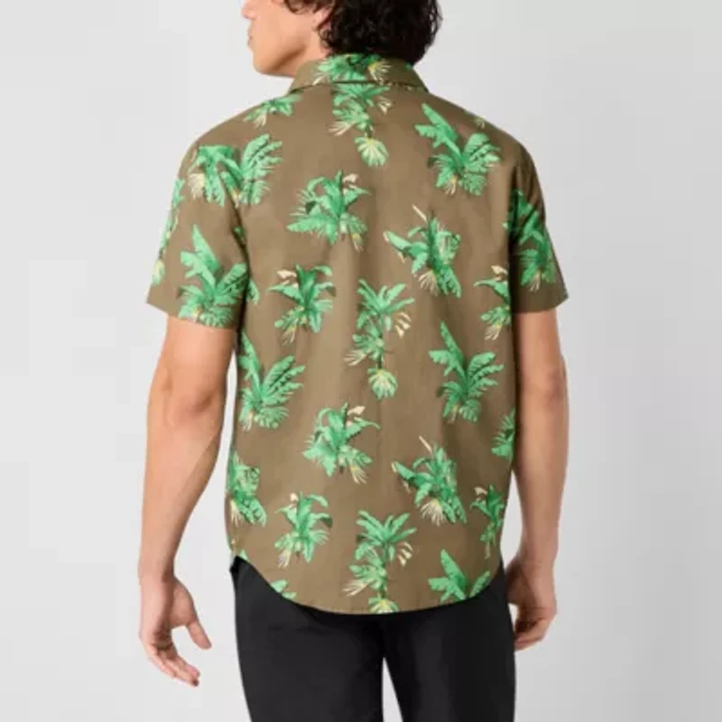 Billabong Mens Short Sleeve Button-Down Shirt