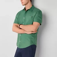 Billabong Mens Short Sleeve Button-Down Shirt
