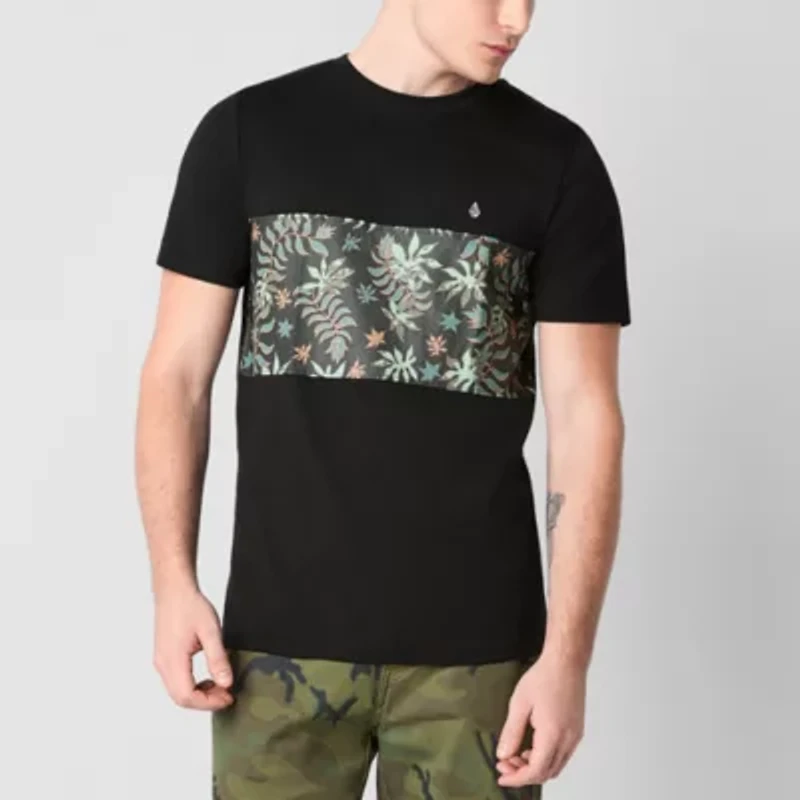 VOLCOM Mens Crew Neck Short Sleeve Regular Fit Graphic T-Shirt