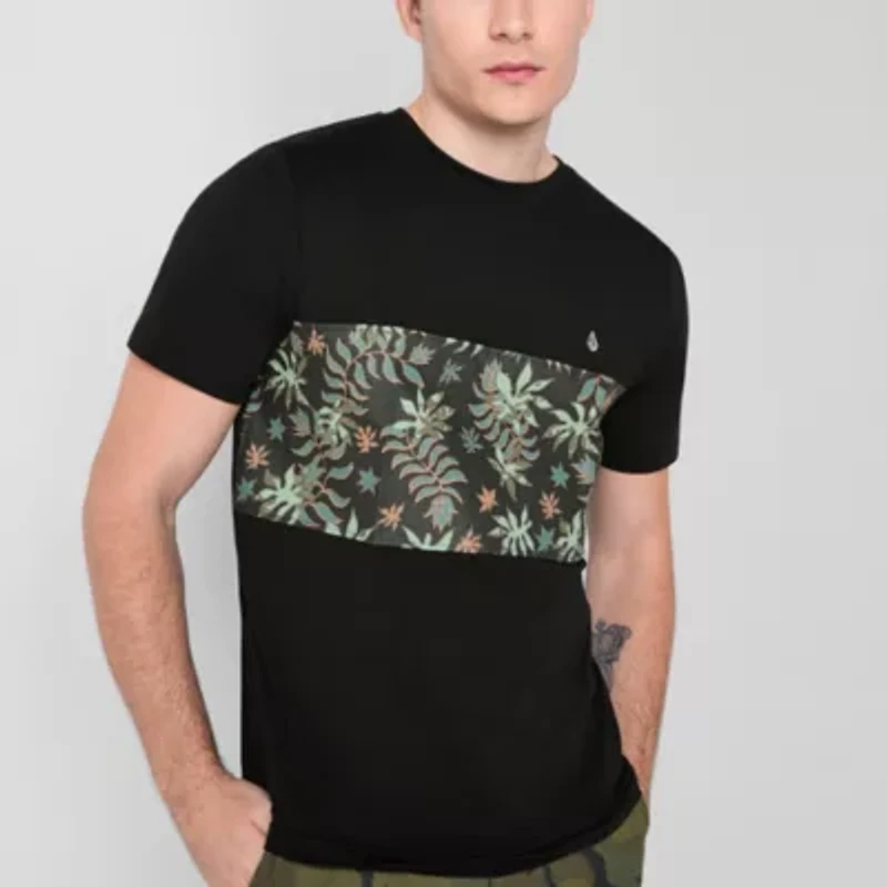 VOLCOM Mens Crew Neck Short Sleeve Regular Fit Graphic T-Shirt