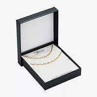 Womens 14K Gold Over Silver 2-pc. Necklace Set