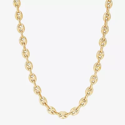 Limited Quantities! Womens 18K Gold Over Silver 21 Inch Mariner Chain Necklace