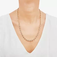 Limited Quantities! Womens 18K Gold Over Silver 21 Inch Mariner Chain Necklace