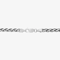 Limited Quantities! Mens Sterling Silver 24 Inch Spiga Chain Necklace