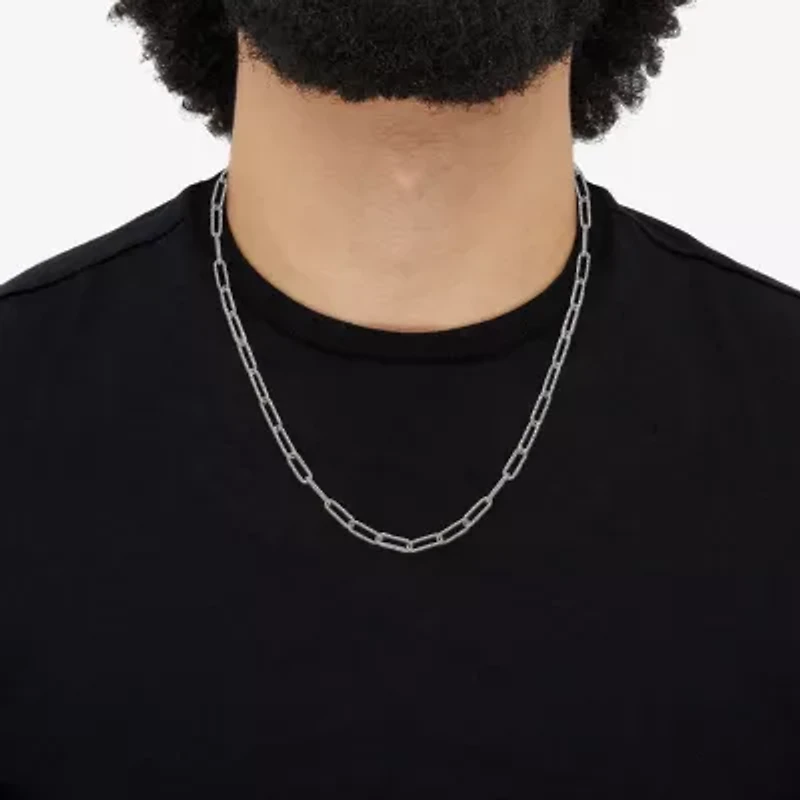 Limited Quantities! Womens Sterling Silver 18 Inch Paperclip Chain Necklace