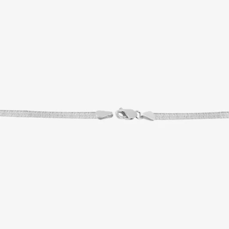 Limited Quantities! Womens Sterling Silver 22 Inch Herringbone Chain Necklace