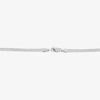 Limited Quantities! Womens Sterling Silver 22 Inch Herringbone Chain Necklace