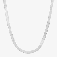 Limited Quantities! Womens Sterling Silver 22 Inch Herringbone Chain Necklace