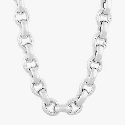 Limited Quantities! Womens Sterling Silver 22 Inch Rolo Chain Necklace