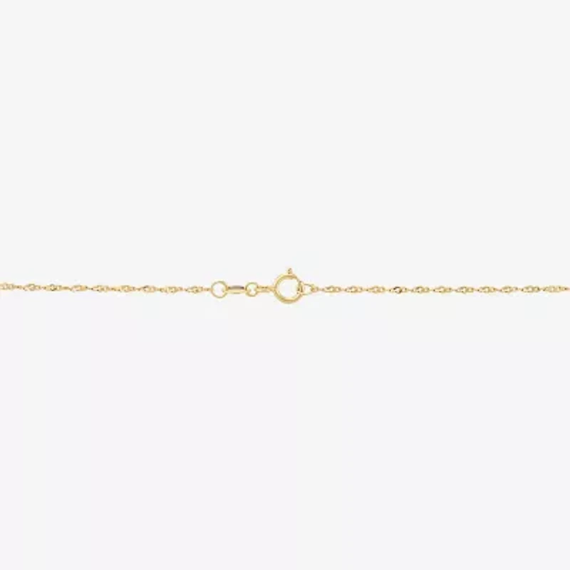 Limited Quantities! Womens Crystal 18K Gold Over Silver Heart 18 Inch Pendant Necklace