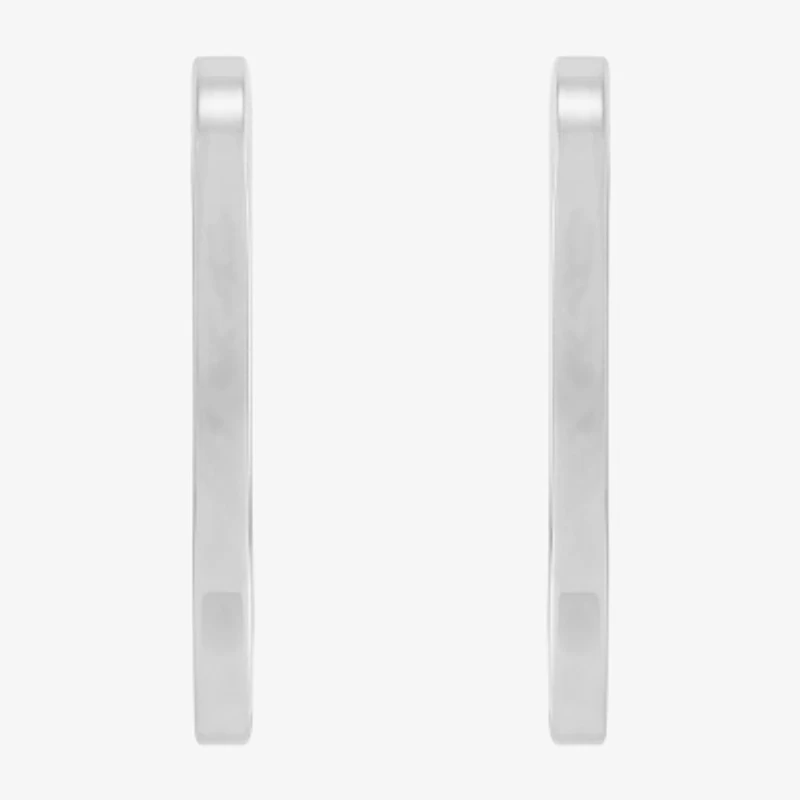 Limited Quantities! Womens Sterling Silver 33mm Hoop Earrings