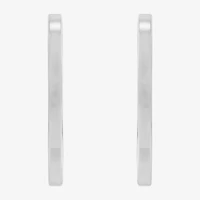 Limited Quantities! Womens Sterling Silver 33mm Hoop Earrings