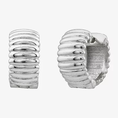 Limited Quantities! Womens Sterling Silver 14mm Hoop Earrings