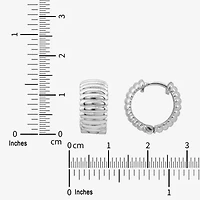 Limited Quantities! Womens Sterling Silver 14mm Hoop Earrings