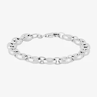 Limited Quantities! Womens Sterling Silver 7.5 Inch Hollow Mariner Chain Bracelet