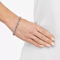 Limited Quantities! Womens Sterling Silver 7.5 Inch Hollow Mariner Chain Bracelet