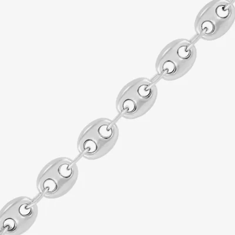 Limited Quantities! Womens Sterling Silver 7.5 Inch Hollow Mariner Chain Bracelet