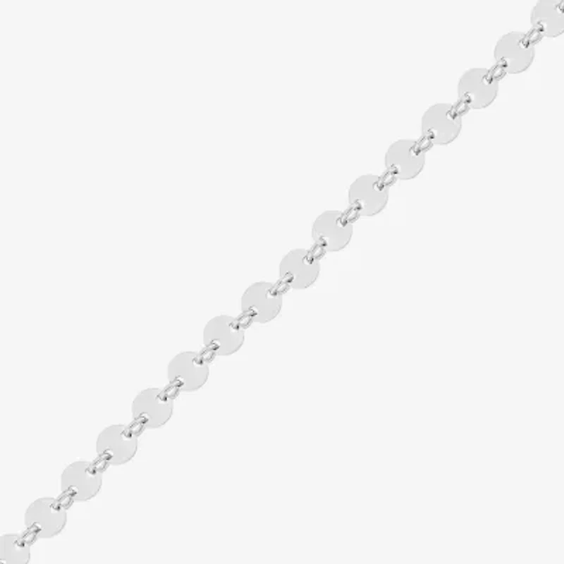 Limited Quantities! Womens Sterling Silver Hollow 7.5 Inch Link Bracelet