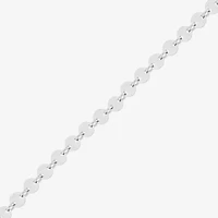 Limited Quantities! Womens Sterling Silver Hollow 7.5 Inch Link Bracelet