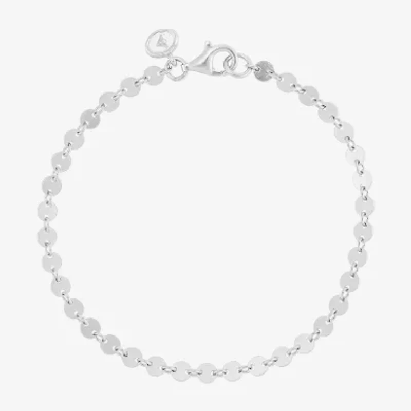 Limited Quantities! Womens Sterling Silver Hollow 7.5 Inch Link Bracelet