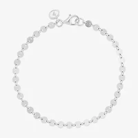 Limited Quantities! Womens Sterling Silver Hollow 7.5 Inch Link Bracelet