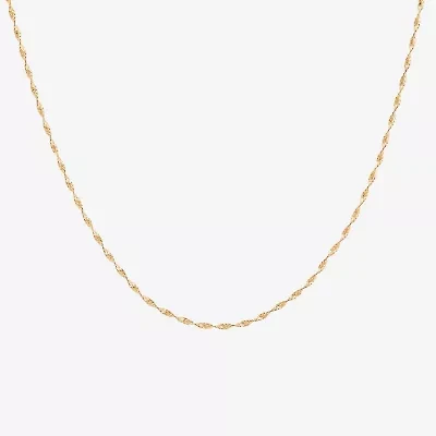 Limited Quantities! Womens 14K Gold Inch Fashion Chain Necklace