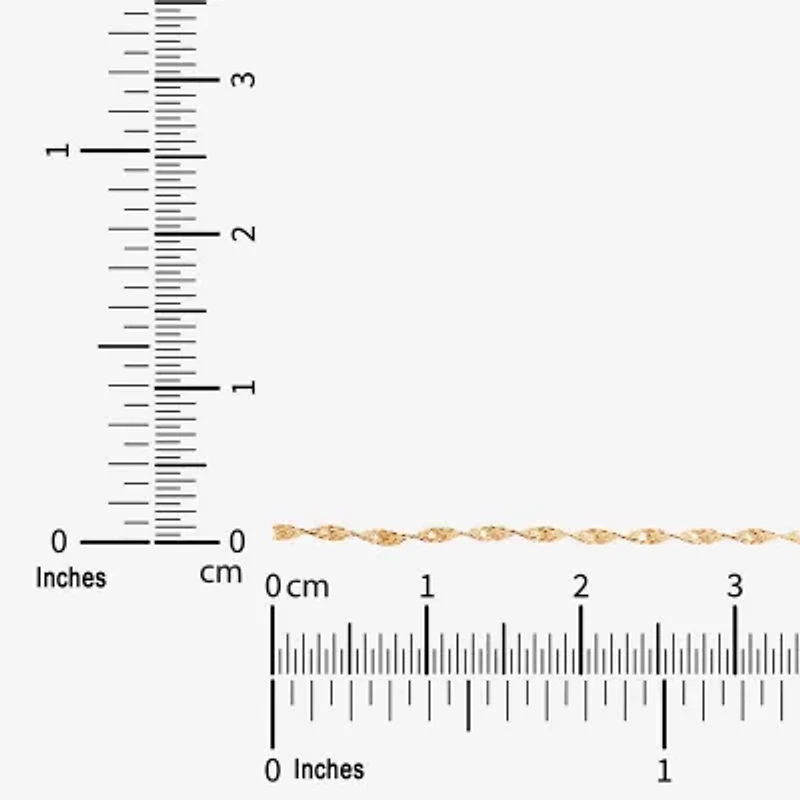 Limited Quantities! Womens 14K Gold Inch Fashion Chain Necklace