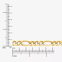 Limited Quantities! Mens 14K Gold 8 1/2 Inch Semisolid Figaro Chain Bracelet