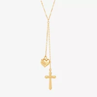 Limited Quantities! Womens 14K Gold 18 Inch Y Necklace